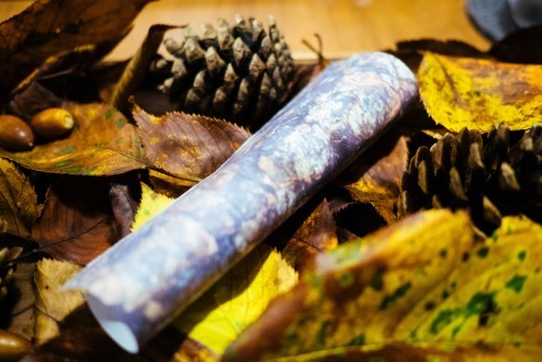 メニューは木箱のなか