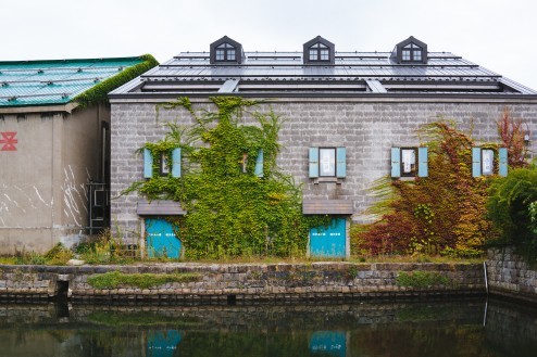 小樽運河と散歩