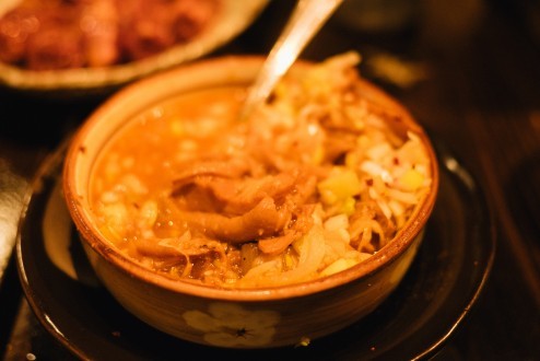 モツ煮が美味しかったな