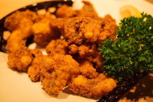 たこの唐揚げもうまい