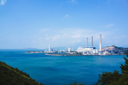 ハイキングコースから眺める風景