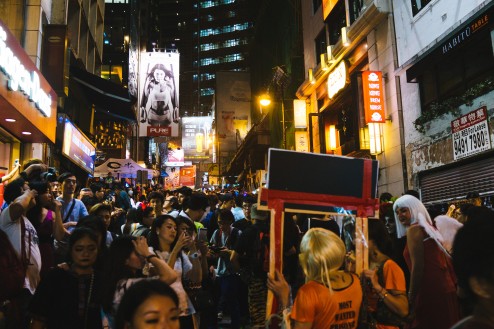 蘭桂坊についた