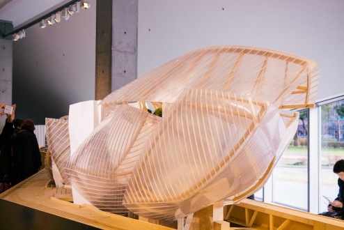 フォンダシオン ルイ・ヴィトンの模型はこちらにもある