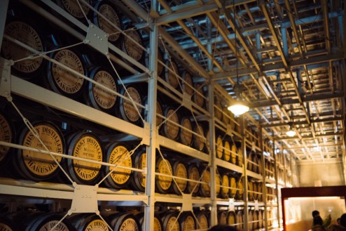 熟成庫は圧巻の規模