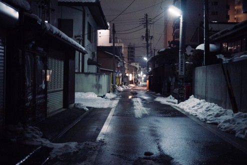 松本、こういう路地が好き