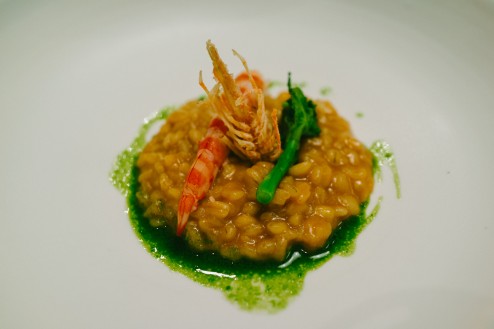 才巻海老 菜の花