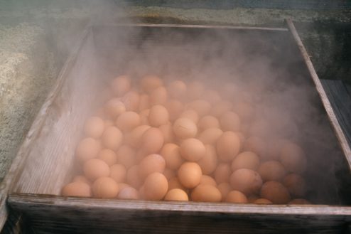 これぞ温泉蒸し卵