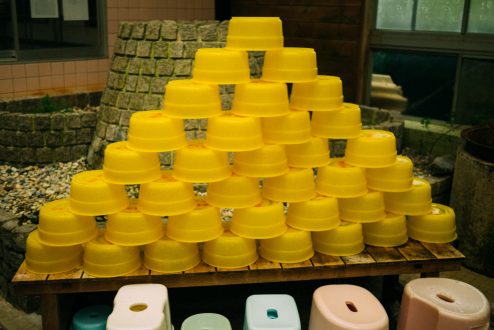 懐かしき桶など