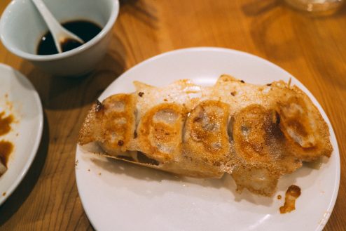 定番、焼き餃子