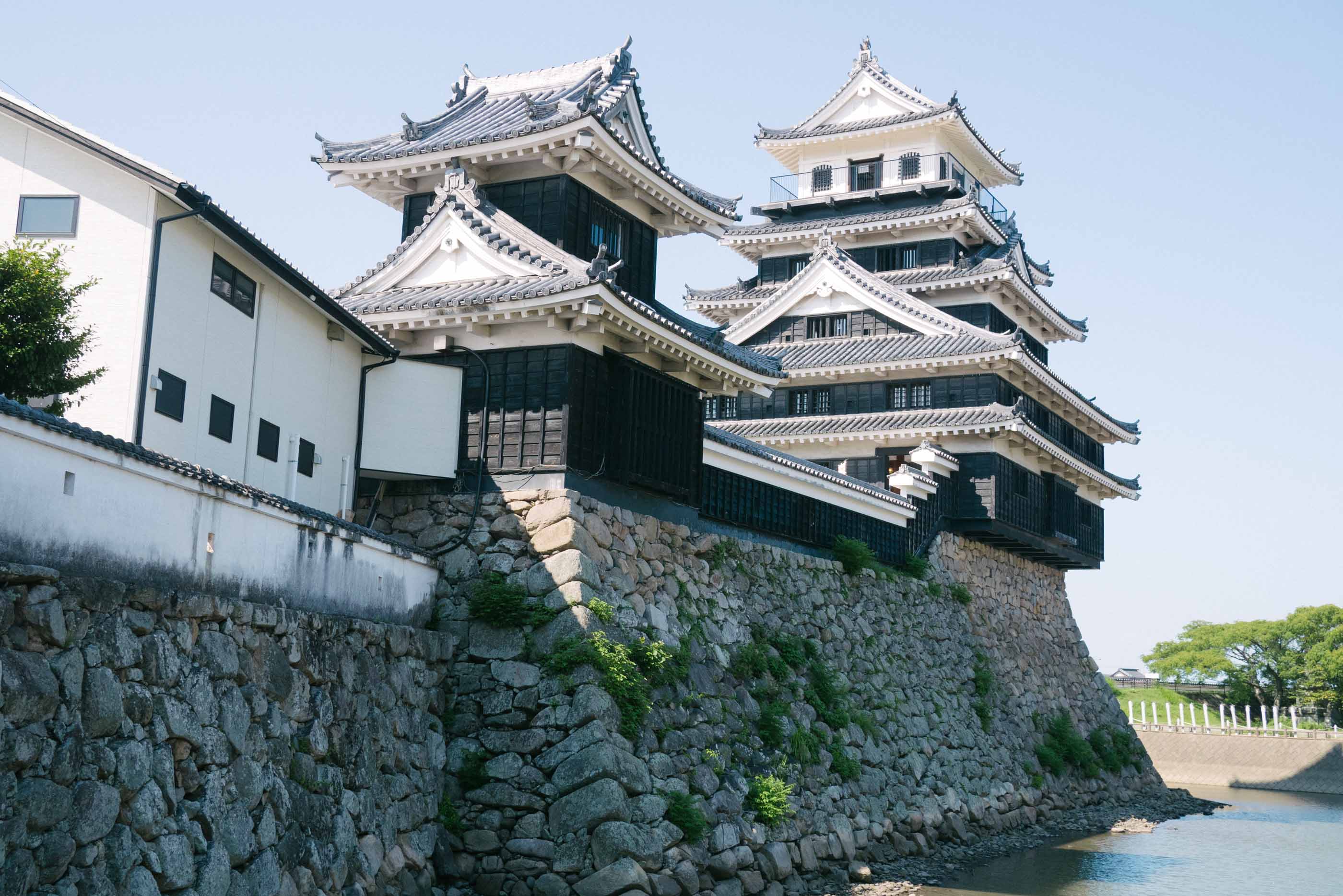 黒田官兵衛ゆかりの城、中津城は日本三大水城のひとつ